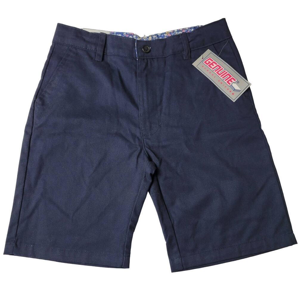 Genuine School Uniform Blue Navy Stretch Classic Flat Front NEW Girls Size 10
